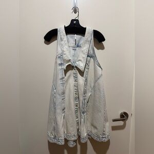 Free People Light Blue Denim Dress